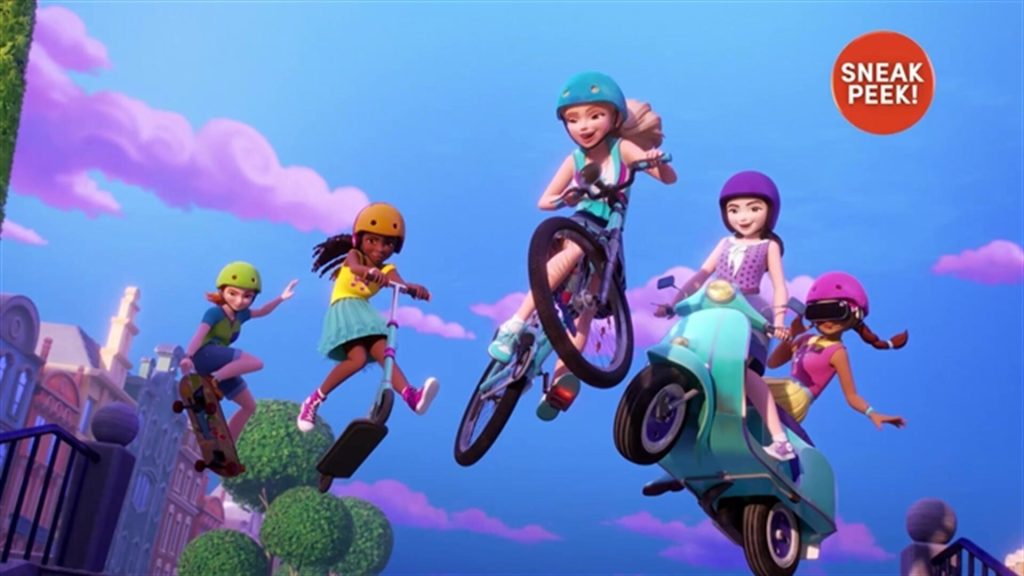 Lego Friends Girls on a Mission Trailer