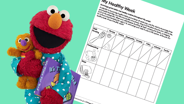 Sesame Street Covid 19 Healthy Plan Activity Sheet