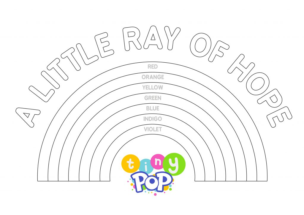 Tiny Pop Rainbow template