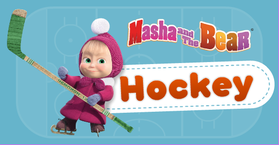 Masha and the Bear Hockey Game
