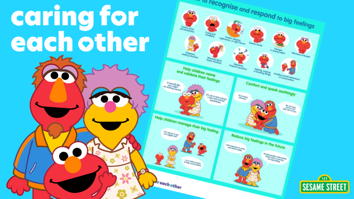 Sesame Workshop Caring for Each Other – Big Feelings Discussion Guide