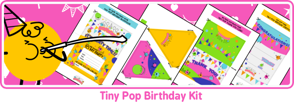 Tiny Pop Birthday Kit