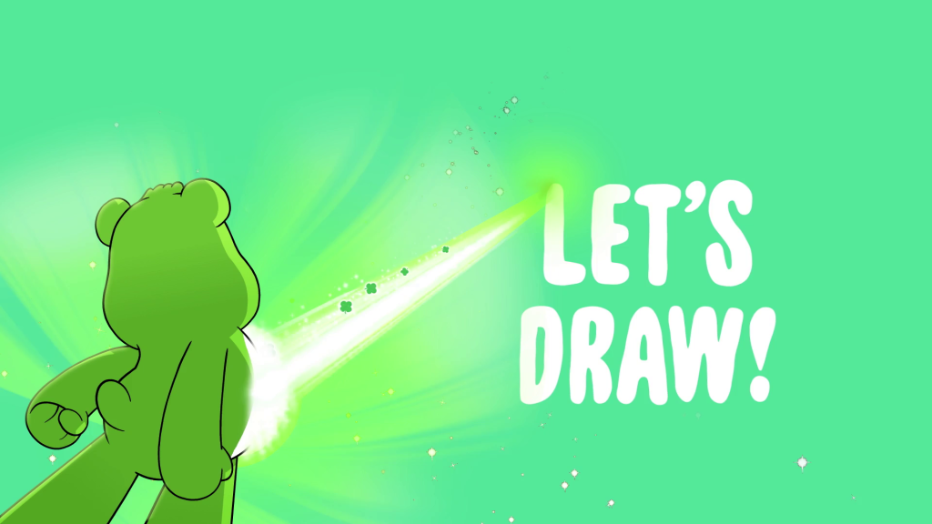 How to draw Good Luck Bear