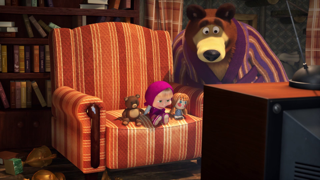 Masha and The Bear stay at home video
